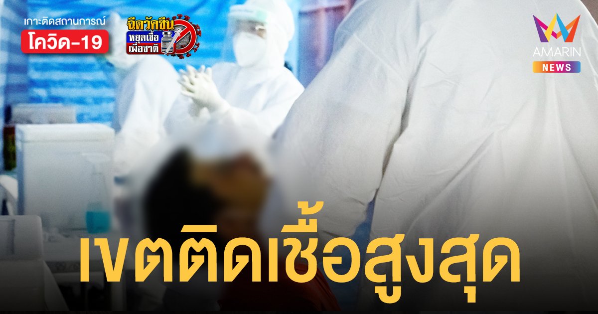 โควิดกรุงเทพ 50 เขต มีผู้ติดเชื้อ 698 ราย เขตติดเชื้อสูงสุดรายวัน 91 ราย