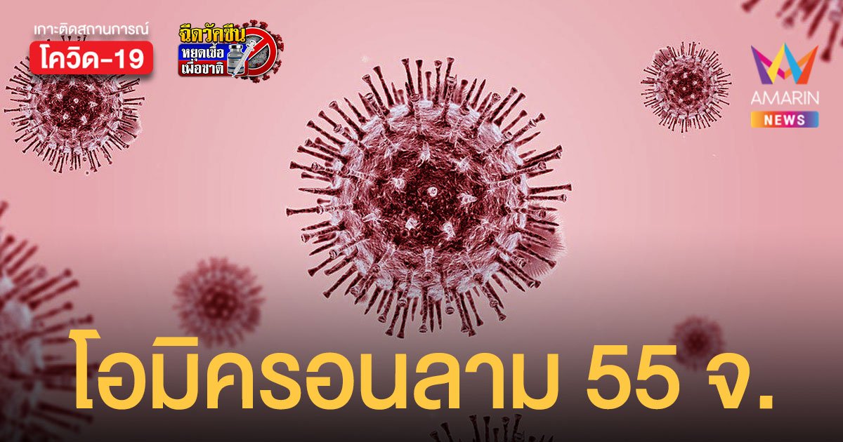 ไทยพบผู้ติดเชื้อ โอมิครอน แล้ว 2,338 ราย กระจาย 55 จังหวัด