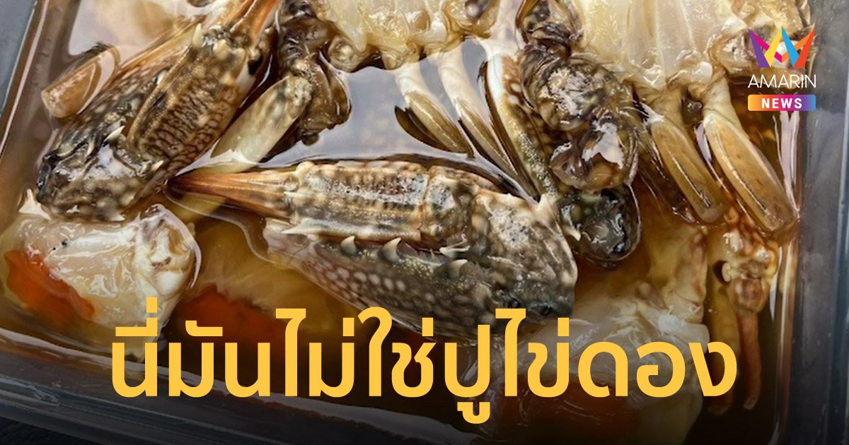 สาวสุดงง ซื้อปูไข่ดอง แต่ได้ปูไข่เค็ม เสียความรู้สึกขนาดเป็นคนบ้านเดียวกันแท้ๆ