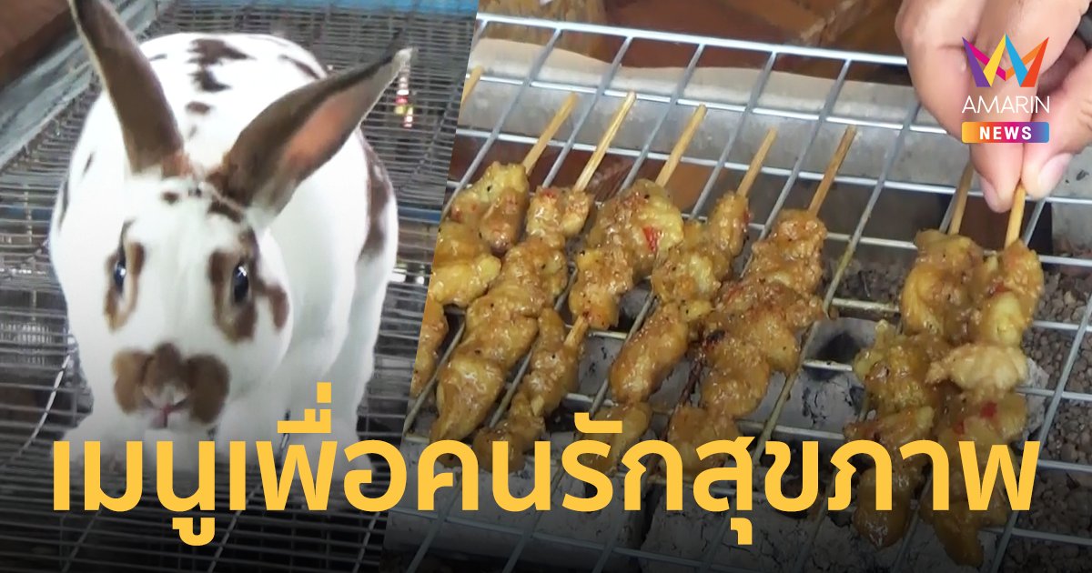 โปรตีนสูง!  หนุ่มสตูลรังสรรค์เมนู กระต่าย เสิร์ฟกลุ่มคนรักสุขภาพ ออเดอร์สุดปัง