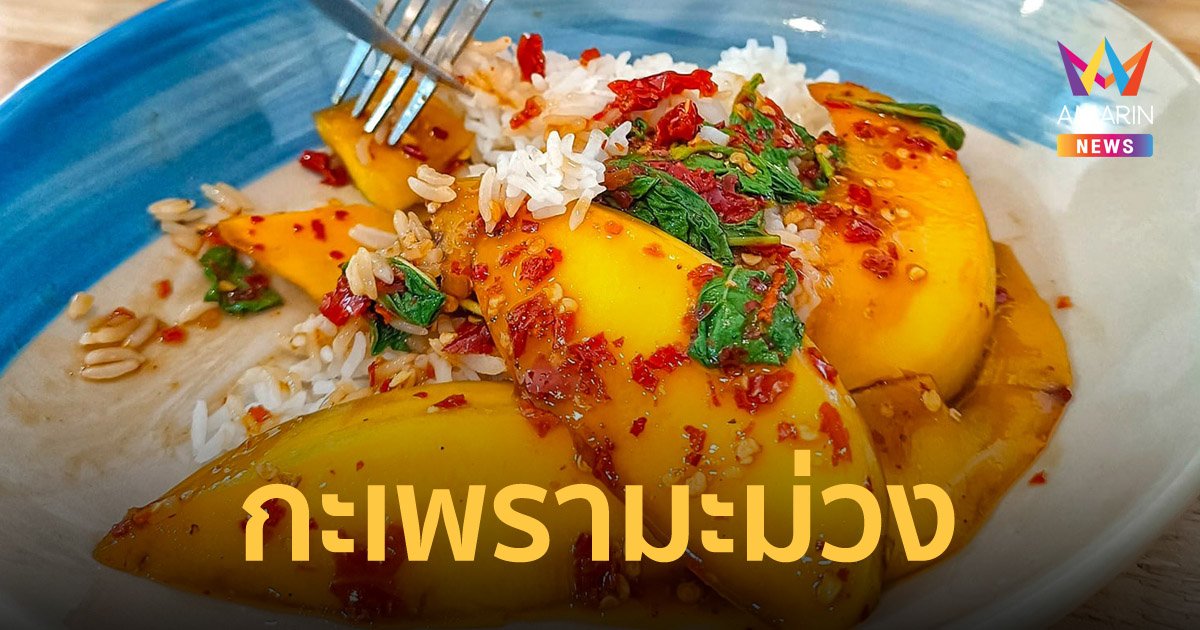เมนูสุดแปลก "กะเพรามะม่วง" ขอเกาะกระแส "ข้าวเหนียวมะม่วง" ที่ฟีเวอร์