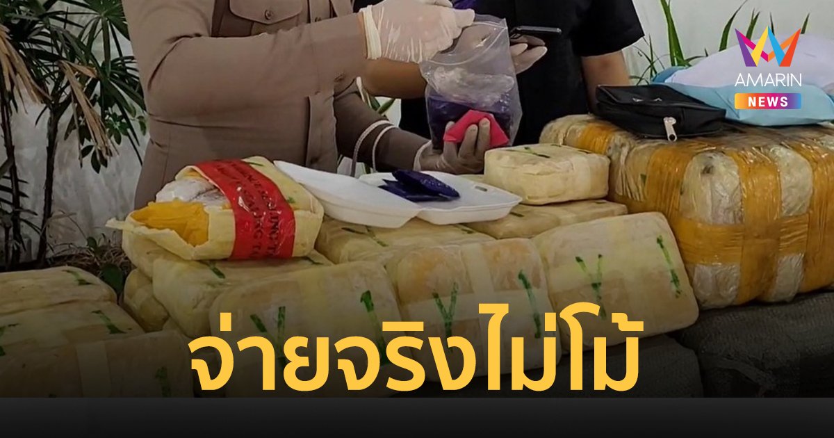 ข่าวจริง! ยธ.ประกาศจ่าย 2.5 แสนบาท พลเมืองดีแจ้งนำจับ "คดียาเสพติด"