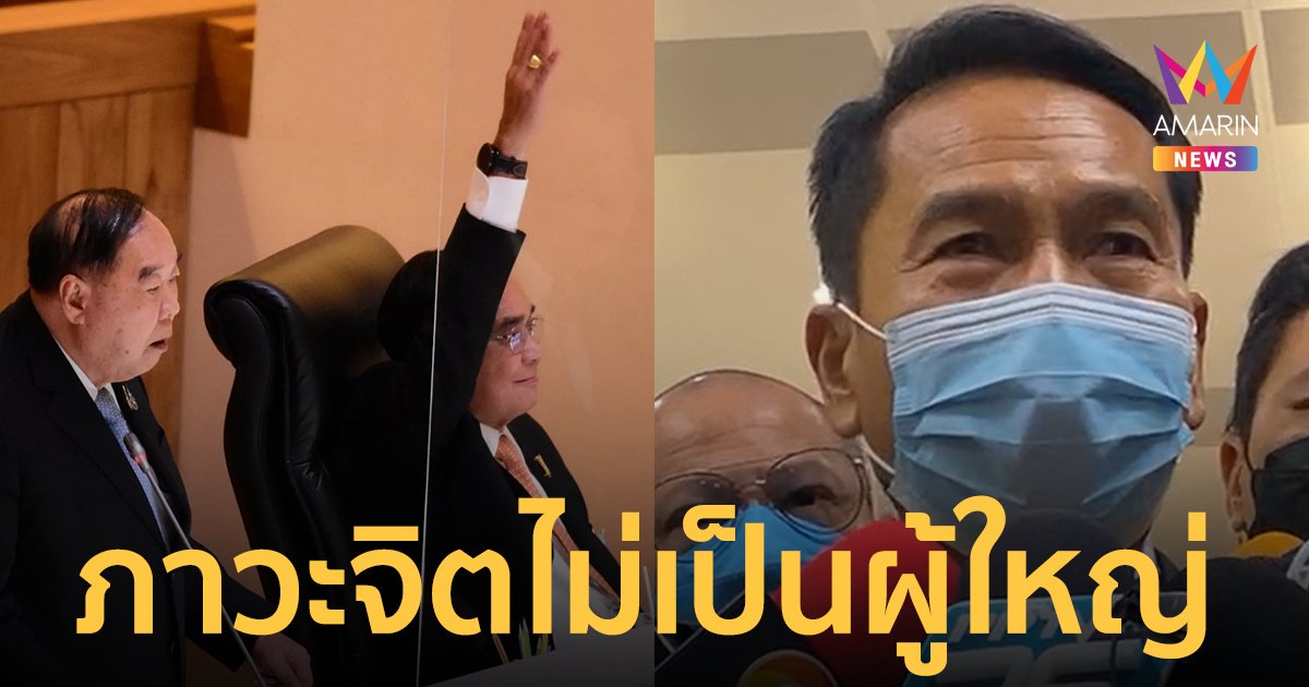 "เพื่อไทย" ฉะ "ประยุทธ์" น่าสมเพช กล้ายกมือแสดงตัวทำปฏิวัติ
