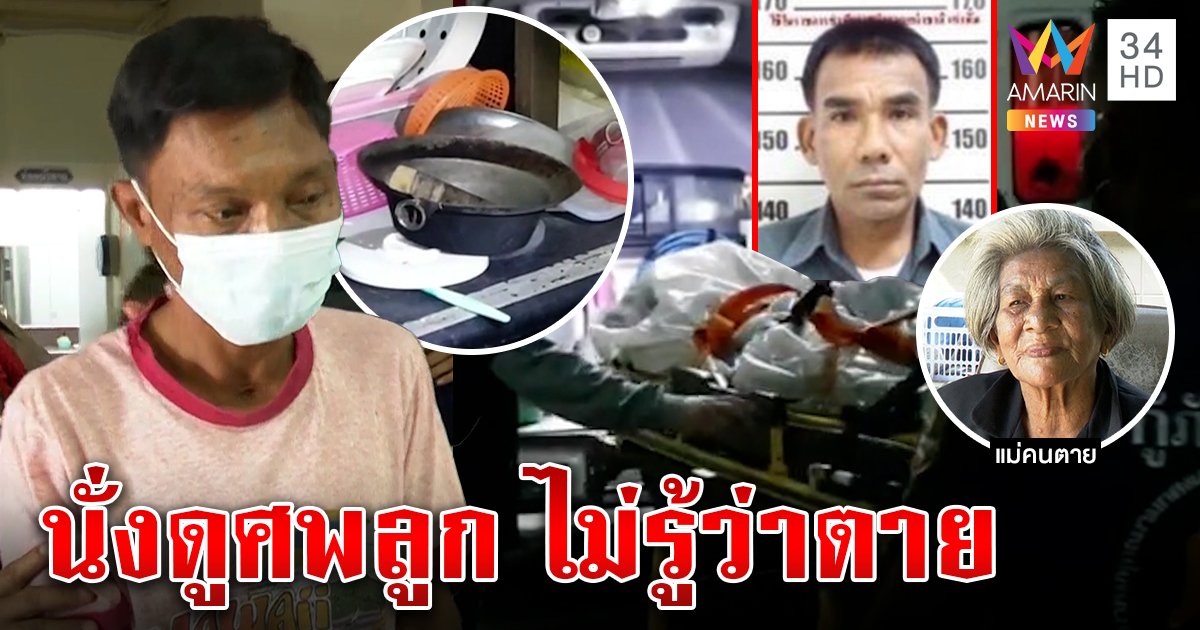 แม่ช็อกอยู่กับศพลูกทั้งวัน อึ้งถูกเขยใช้หม้อทุบหัว แค้นปากเสียด่าเกาะเมียกิน (คลิป)