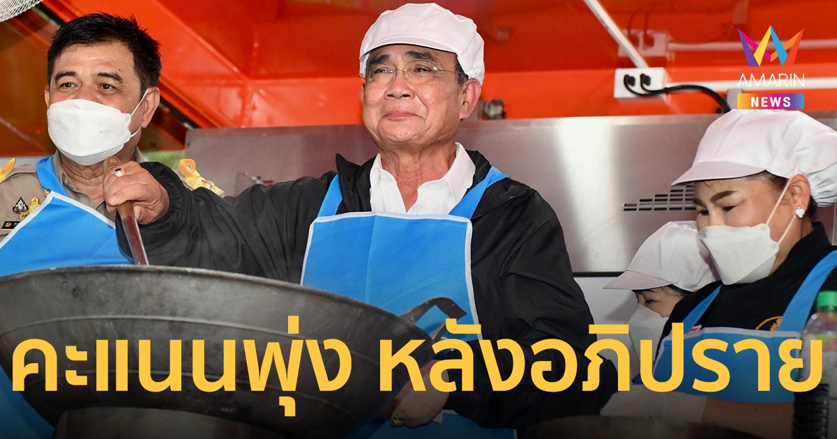 ควันหลงศึกอภิปราย “ฝ่ายค้านถาม ลุงตู่ตอบ” ทำเรตติ้ง “บิ๊กตู่” พุ่ง