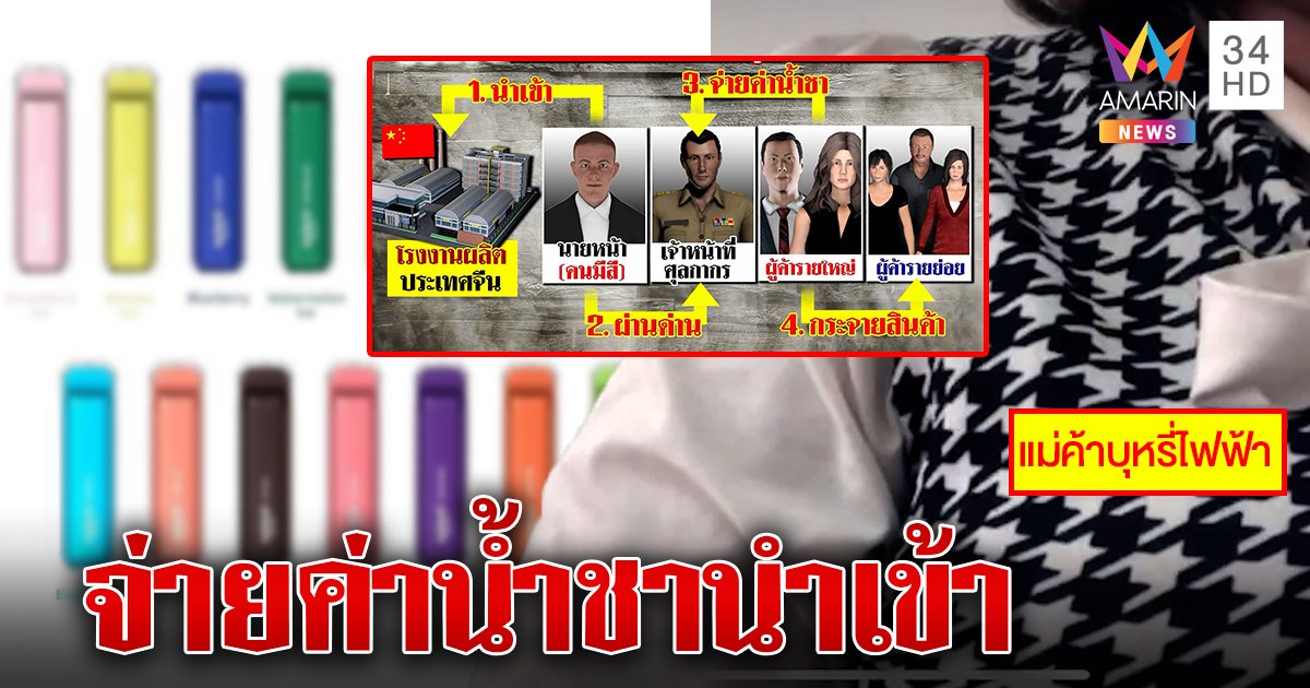 เอเย่นต์แฉเอง วิธีนำเข้าบุหรี่ไฟฟ้ามาขาย (คลิป)