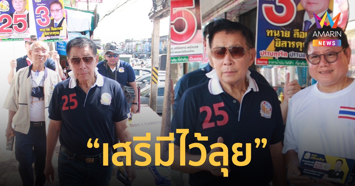 “เสรีพิศุทธ์” โวแฟนคลับชอบสโลแกน “เสรีมีไว้ลุย”