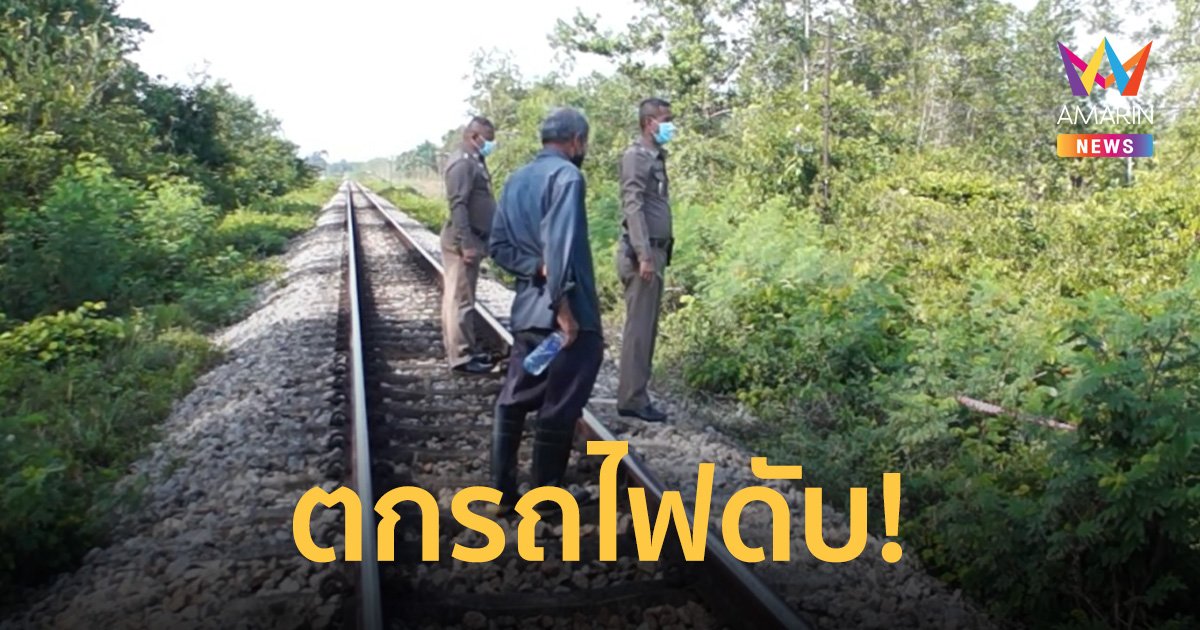 หนุ่ม 42 ปวดหนักรอเข้าห้องน้ำ นั่งบันไดทางขึ้นลง พลัดตกรถไฟเสียชีวิต