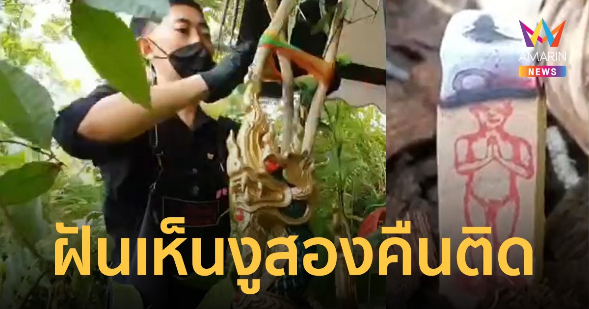 หนุ่มบาริสต้า สายมู ฝันเห็นงูใหญ่สองคืนติด จุดธูปได้ หวย เลขเด็ด