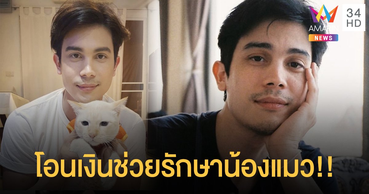 สาวเผยเรื่องราวสุดประทับใจ!! พระเอกสุดติสท์ “ซันนี่” ช่วยค่ารักษาน้องแมว!!