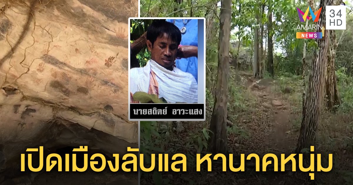 เปิดทางป่าตามหานาคหนุ่ม ติดในเมืองลับแล ญาติหวั่นลางพูดชมต้นไม้สวยน่าผูกคอตาย (คลิป)