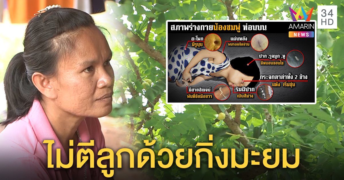 ชาวบ้านป้องแม่ชมพู่ไม่ตีลูกด้วยกิ่งมะยม เจ้าตัวแจงสุดรักไม่ทำร้าย (คลิป)