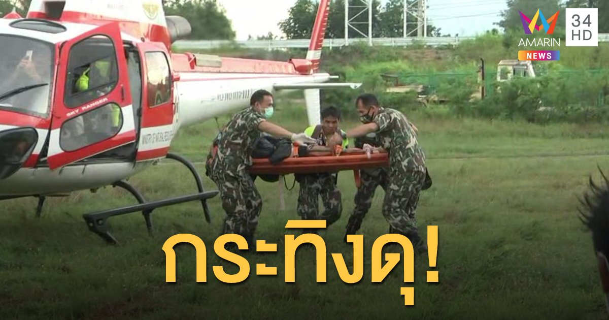 หามนักวิจัยขึ้น ฮ. ส่งหมอ หลังถูกกระทิงเขาใหญ่กระโดดขวิด
