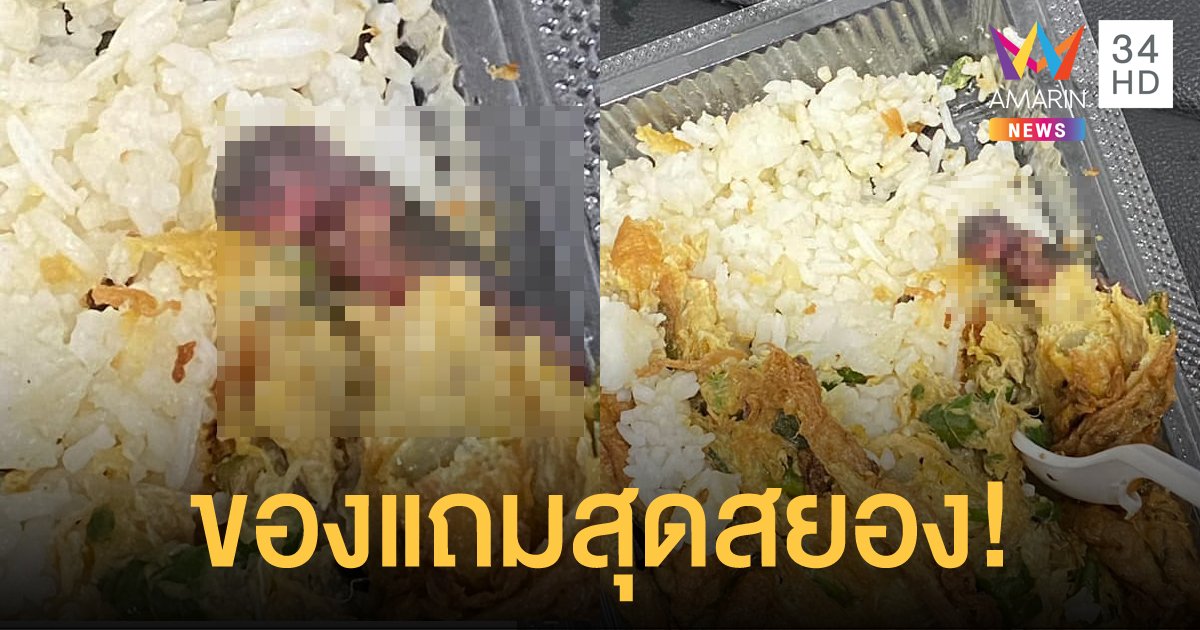 อวสานอาหารเย็น สาวสุดช็อก เจอข้าวไข่เจียวแถมโปรตีนสุดสยอง!