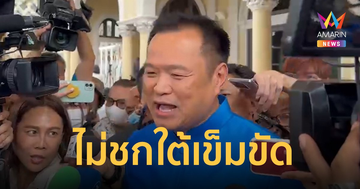 “อนุทิน” ยัน ภูมิใจไทย  ไม่เกี่ยว นิกม์ แสงศิรินาวิน ปมหุ้น ไอทีวี