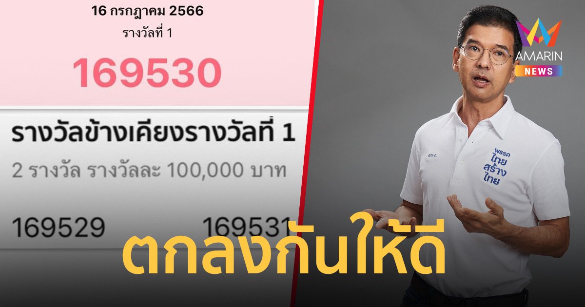 “ศิธา ทิวารี” โพสต์ถึง “ก้าวไกล-เพื่อไทย” ตกลงกันให้ดี ขออย่าทิ้งกัน