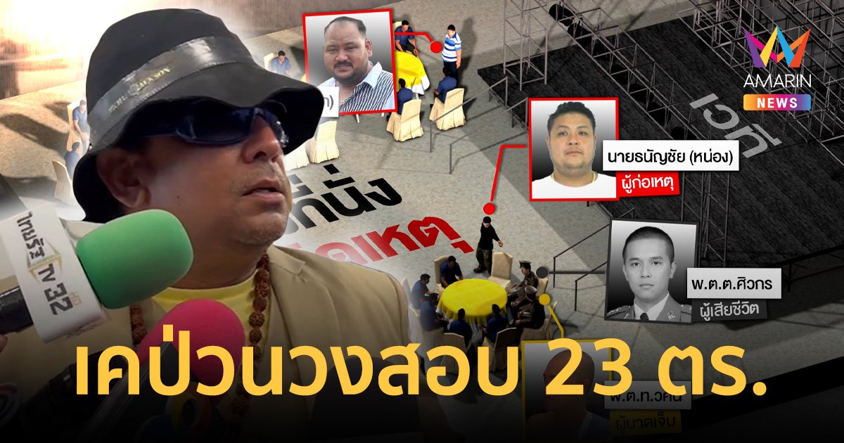 "เคร้อยล้าน"บุกป่วนวงสอบ 23 ตำรวจ ด้านคดีจ่อขอหมายจับเพิ่ม