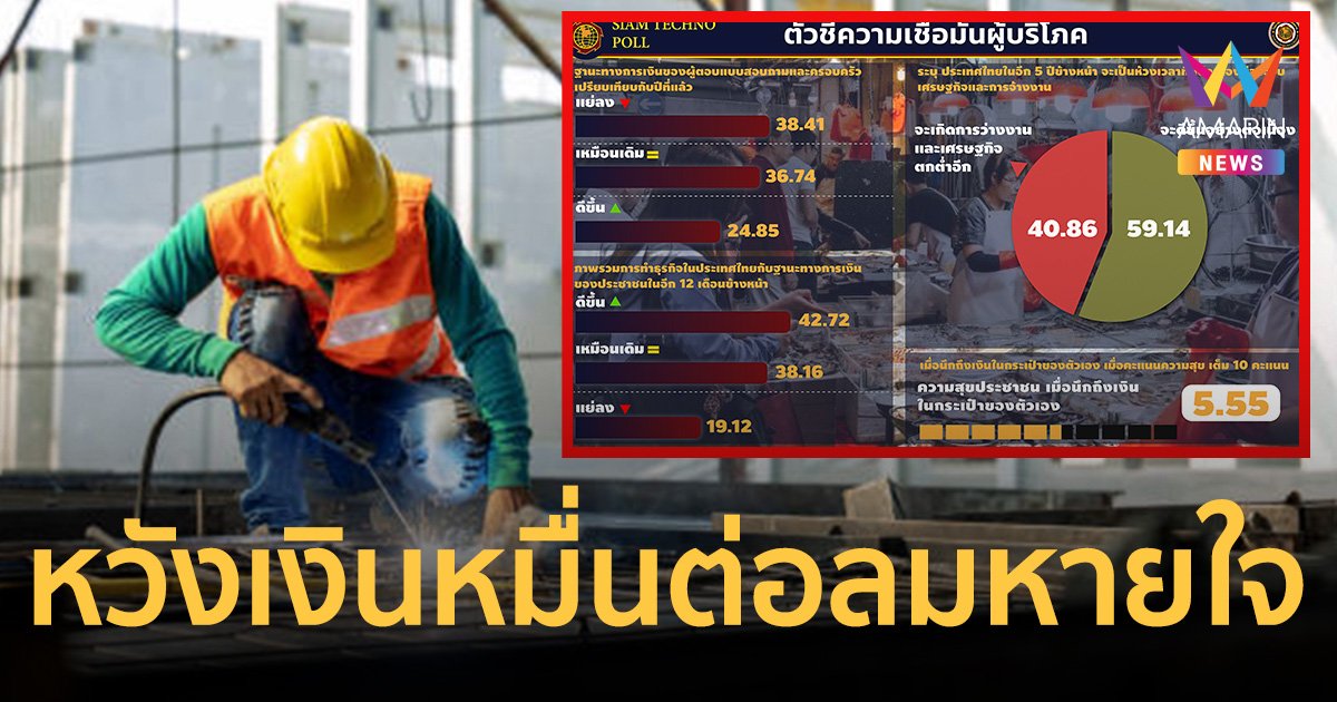 ผู้ใช้แรงงาน-แม่ค้าทุกข์ใจกระเป๋าแฟบ หวังเงินหมื่นต่อลมหายใจ