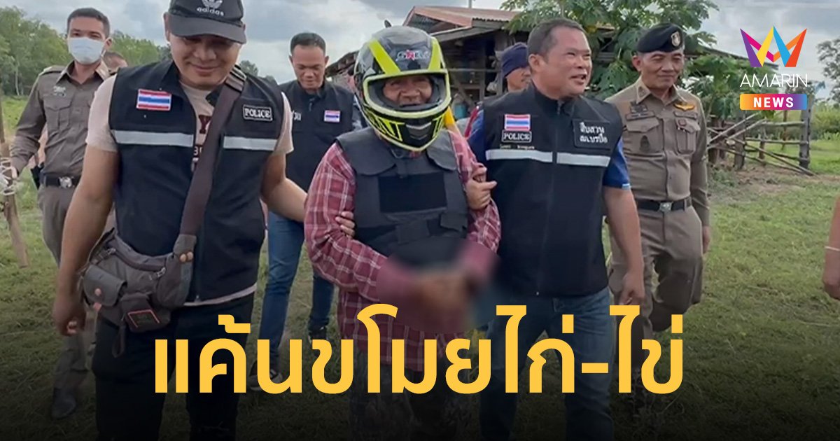 ตร.จับแล้วชาย 64 ปี อ้างแค้นถูกขโมย แม่ไก่-มะละกออยู่บ่อยครั้ง ก่อนก่อเหตุฆ่า