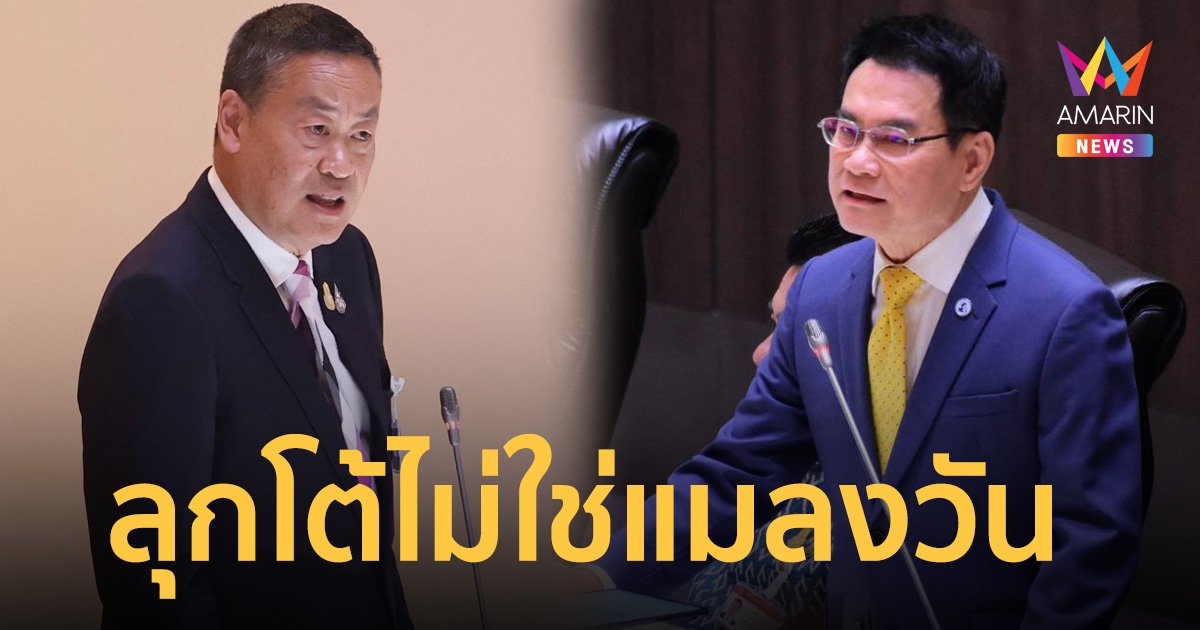 นายกฯ​ ลุกโต้ ถูกเปรียบเป็นแมลงวัน​ บอกไม่อยากเห็นฝ่ายค้านเป็นแมลงหวี่