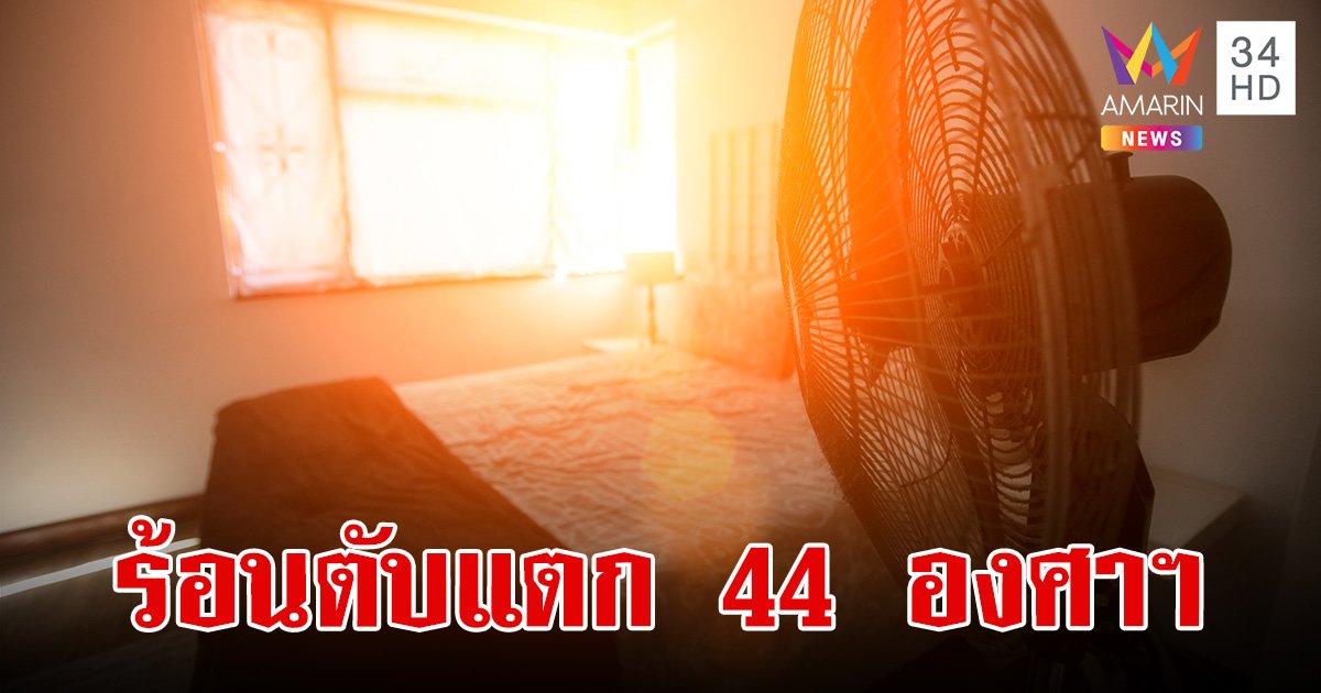 เปิดพิกัดร้อนดุ ทะลุ 44 องศาฯ เตือน 3-5 พ.ค. 67 ไทยตอนบนรับมือ "พายุฤดูร้อน"