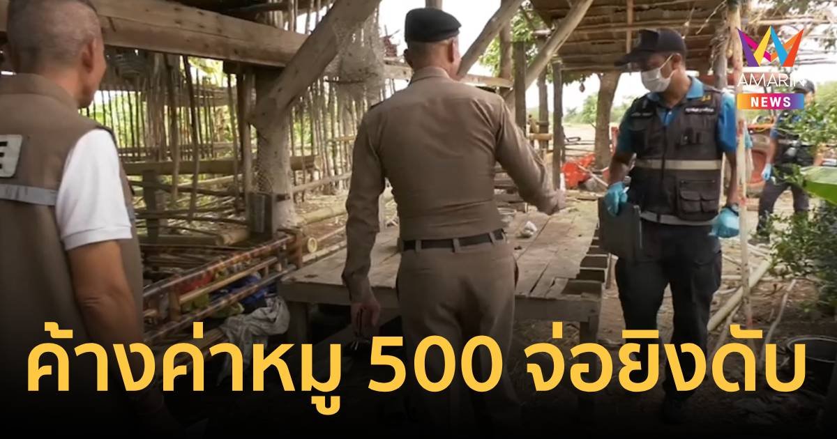 เบี้ยวค่าเนื้อหมูช่วงสงกรานต์ 500 หนุ่มจ่อยิงคนโกงดับคาที่