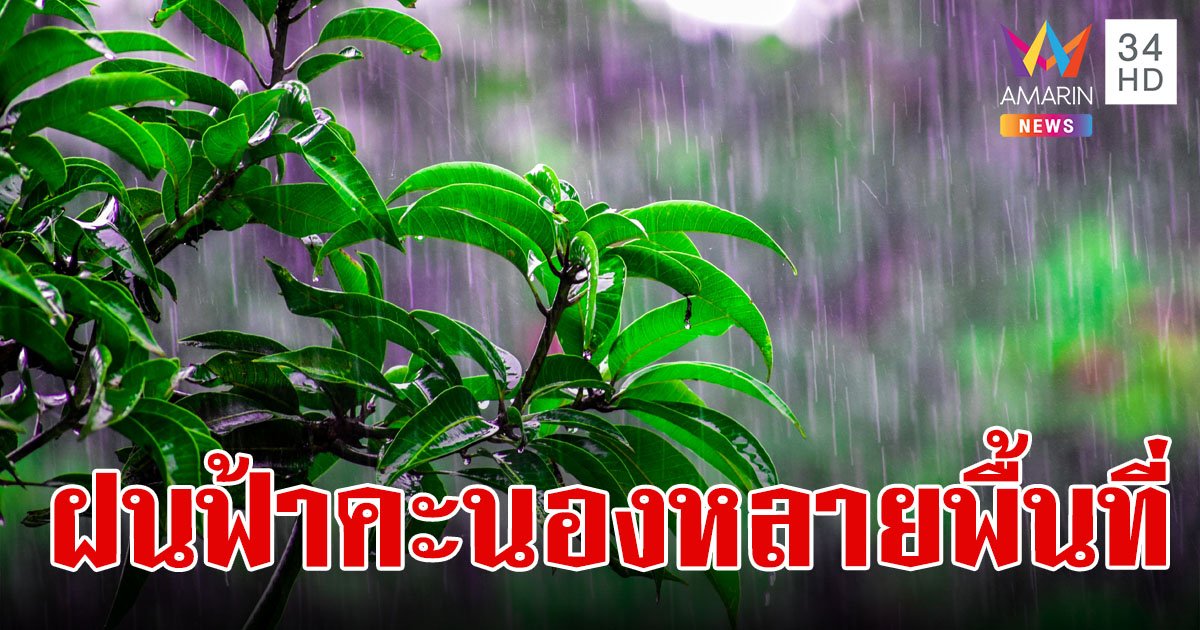 สภาพอากาศวันนี้ 13 พ.ค.67 ไทยตอนบนมีฝนฟ้าคะนองหลายพื้นที่ อีสานและตะวันออกฝนหนัก