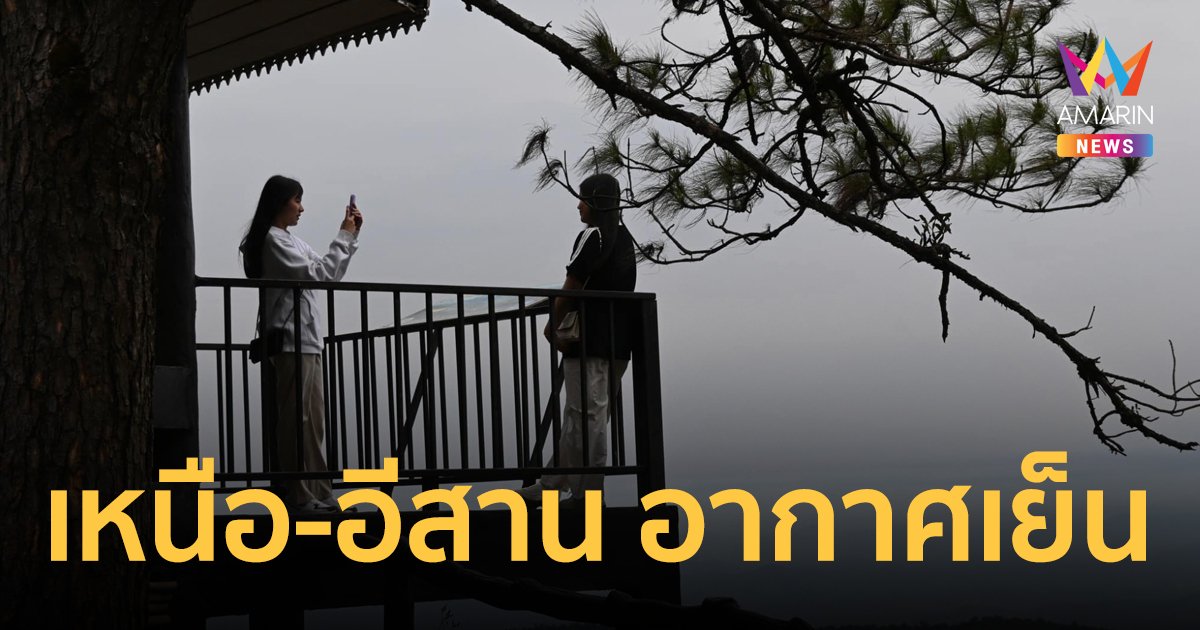 สภาพอากาศวันนี้ 6 ก.พ.67 เหนือ-อีสาน อากาศเย็นถึงหนาวในตอนเช้า