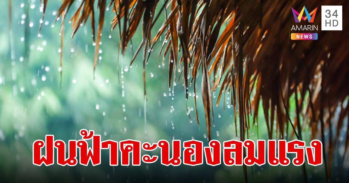 สภาพอากาศวันนี้ 18 ก.พ.67 ทั่วไทยฝนฟ้าคะนอง ลมแรง กทม.ฝน 20%