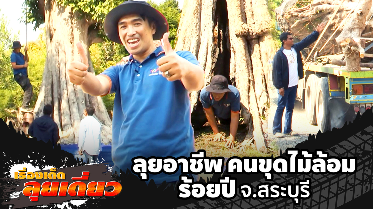 เรื่องเด็ดลุยเดี่ยว | ลุยอาชีพ คนขุดไม้ล้อมร้อยปี จ.สระบุรี