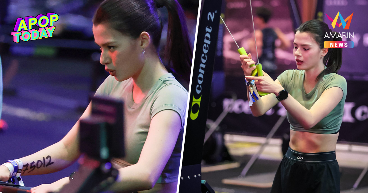 ทึ่ง "เบ็คกี้ รีเบคก้า" ซุ่มฟิตหุ่น! เปิดภาพลงแข่งขัน Hyrox ครั้งแรก