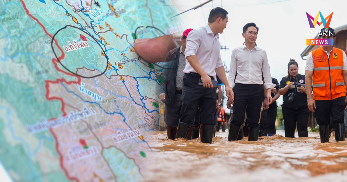 "ยศชนัน" ปักหลักน่านตลอดคืน บัญชาการน้ำท่วม ลุยช่วย 24 ชม.