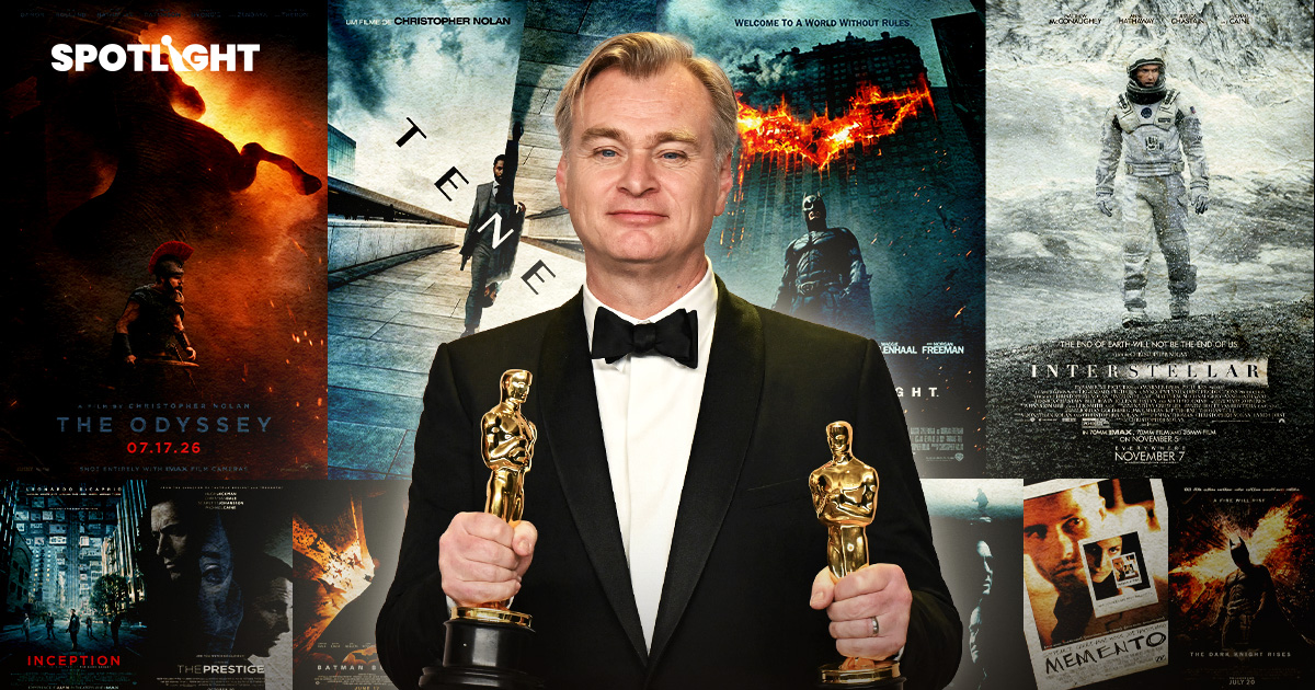 จัดอันดับรายได้หนัง ‘โนแลน’ ก่อน The Odyssey เรื่องไหนทำเงินเท่าไหร่
