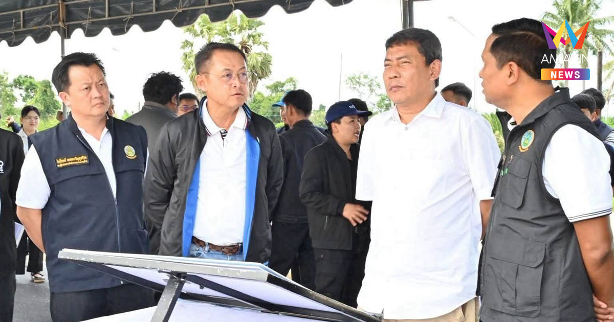 อธิบดีชลประทาน ติดตามเร่งรัดงานก่อสร้างโครงการสำคัญในจังหวัดเพชรบุรี