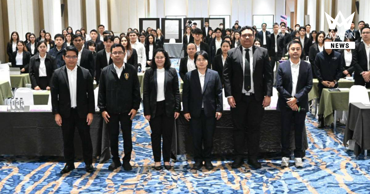สำนักงาน ป.ป.ช. จัดโครงการส่งเสริมประสิทธิภาพการปฏิบัติงานด้านการตรวจสอบและไต่สวน พร้อมมอบนโยบายและแนวทางในการปฏิบัติงานฯ ให้บุคลากรสำนักงาน ป.ป.ช.