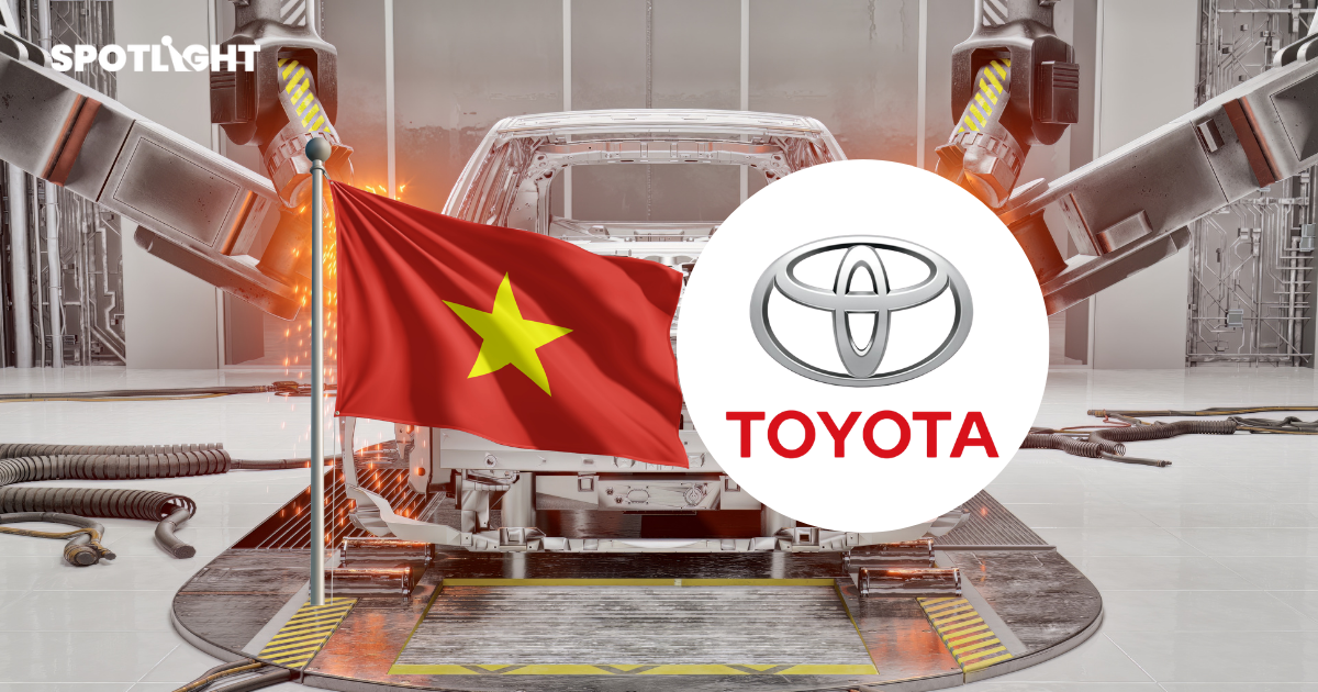 ‘เวียดนาม’ชนะ! ‘โตโยต้า’ทุ่ม 9.3 พันล้านบาท สร้างฐานผลิตรถไฮบริด-ไฟฟ้า