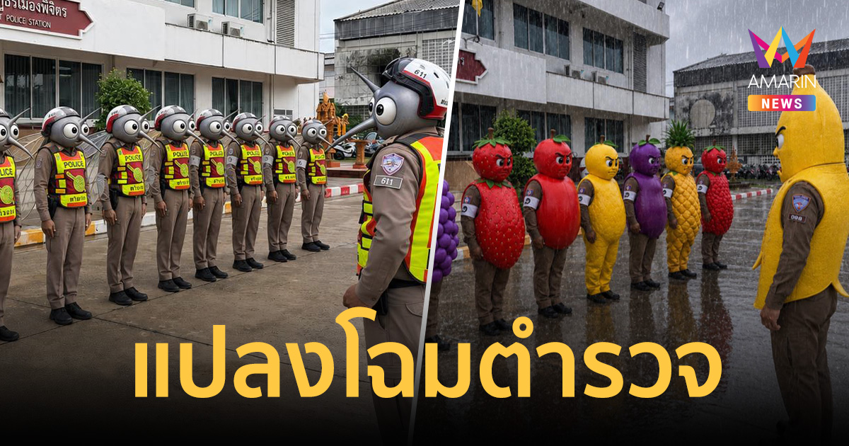 สภ.เมืองพิจิตร ไอเดียเจ๋ง! แปลงโฉมตำรวจเกาะกระแสไวรัล ยอดแชร์กระหึ่ม