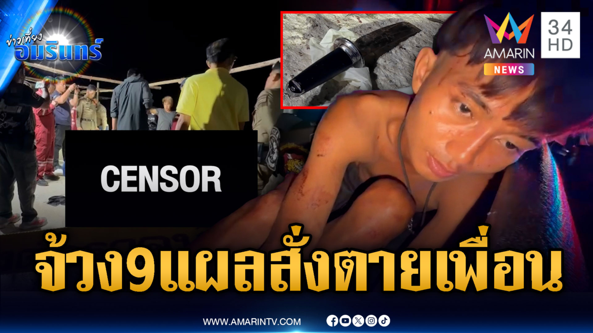 เมียนมาอำมหิต แทงเพื่อนรักร่วมชาติ 9 แผลตายคาที่