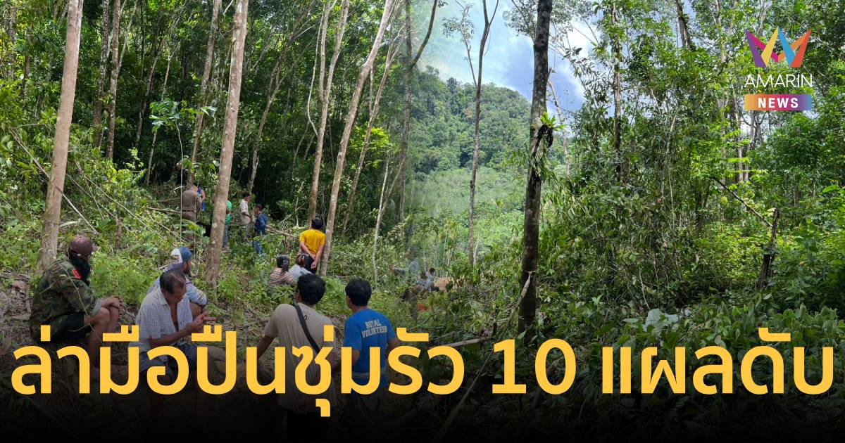 ล่ามือปืน! ซุ่มรัวชายวัย 56 ปี ดับคาสวนยางปะเหลียน ร่างพรุนก