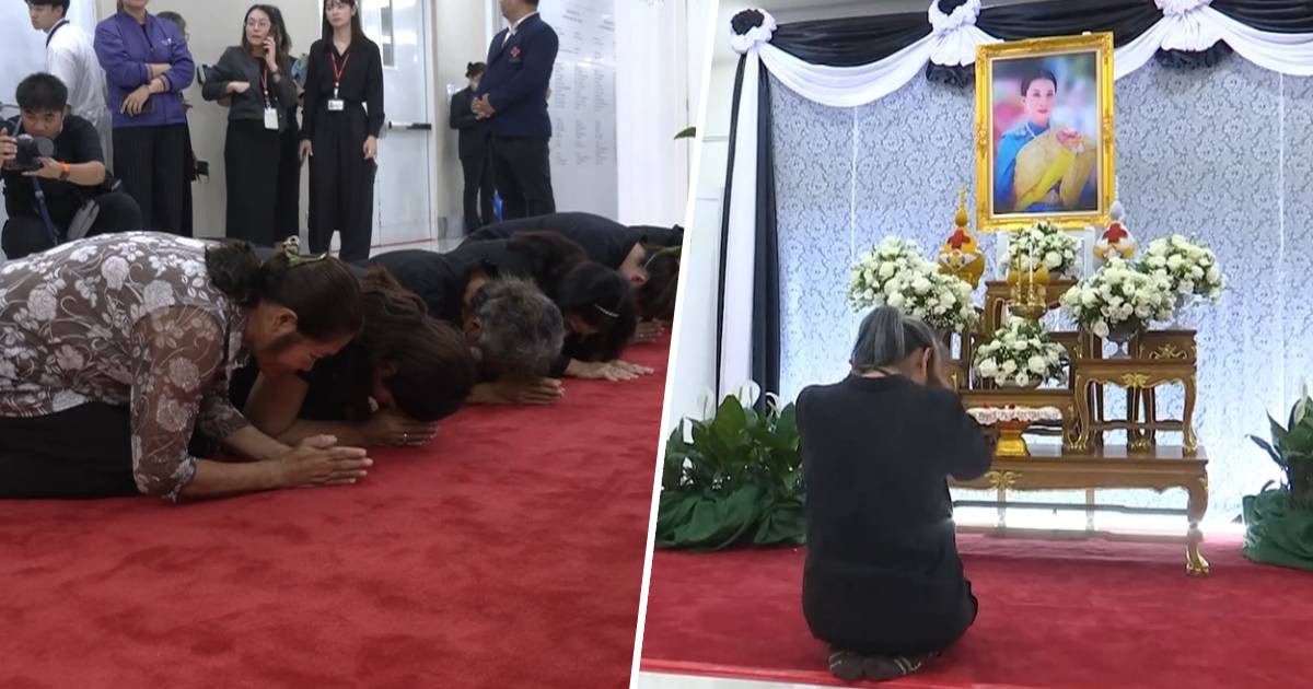 รพ.จุฬา เปิดพื้นที่ให้ปชช.ถวายความอาลัย เบื้องหน้าพระรูป "พระองค์ภา"