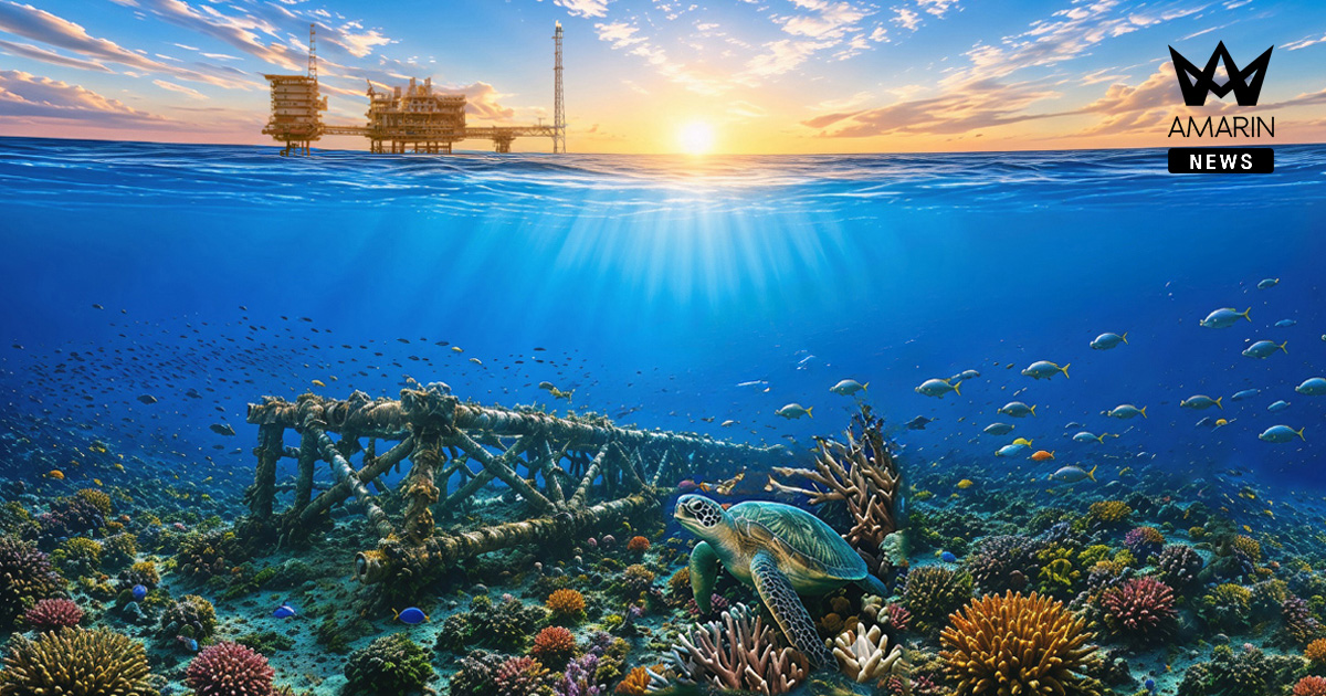Rig-to-Reefs: เปลี่ยนแท่นผลิตเป็นปะการังเทียม อุตฯ ปิโตรเลียมในบทบาทฟื้นฟูระบบนิเวศ