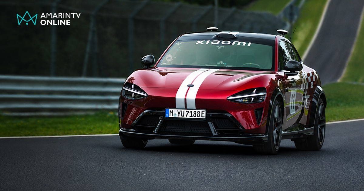 Xiaomi EV ส่งรถไร้คนขับสร้างประวัติศาสตร์ที่ Nürburgring
