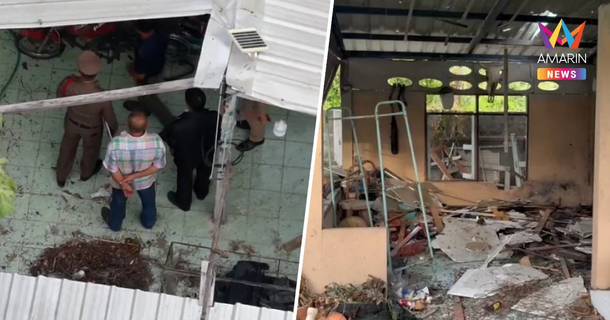 หวิดดับ! พลุเก่า บึ้มพังคาห้องเก็บของ เจ็บสาหัส 1