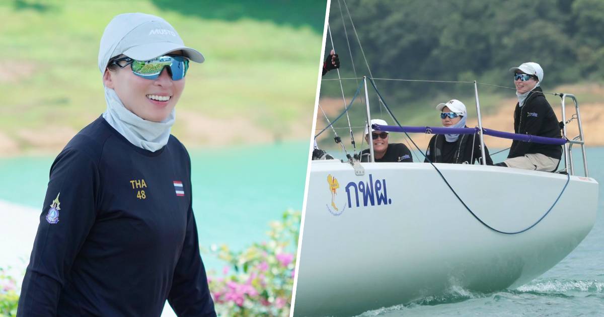 พระราชินี ทรงเรือใบตำแหน่ง Skipper กิจกรรมเฉลิมพระเกียรติฯ 4 รอบ