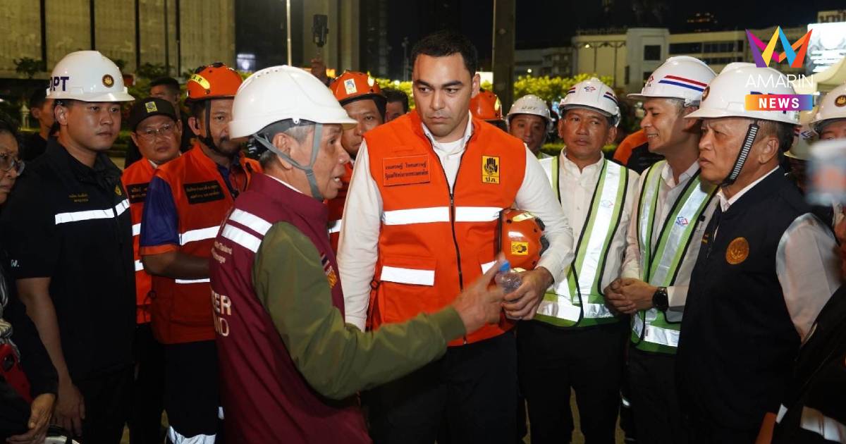 "เจเศรษฐ์" ลงพื้นที่วงเวียนใหญ่ ย้ำทุกหน่วยดูแลความปลอดภัยปชช.สูงสุด