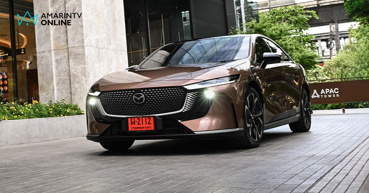 Mazda เริ่มส่งมอบรถยนต์ไฟฟ้า The All-Electric Mazda6e