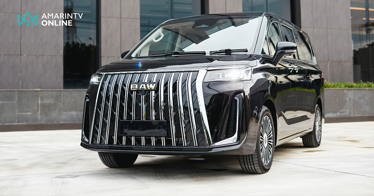 NEX เปิดตัว BAW M8 รถยนต์ไฟฟ้า MPV 7 ที่นั่งพรีเมียมราคา 1,299,000 บาท
