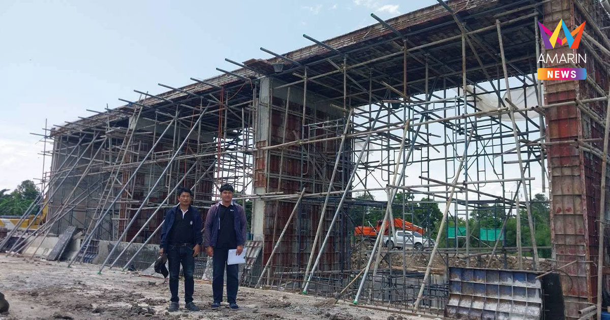 กรมชลฯ อัปเดตการก่อสร้าง "ประตูระบายน้ำคลองน้ำเค็ม" จ.ชลบุรี