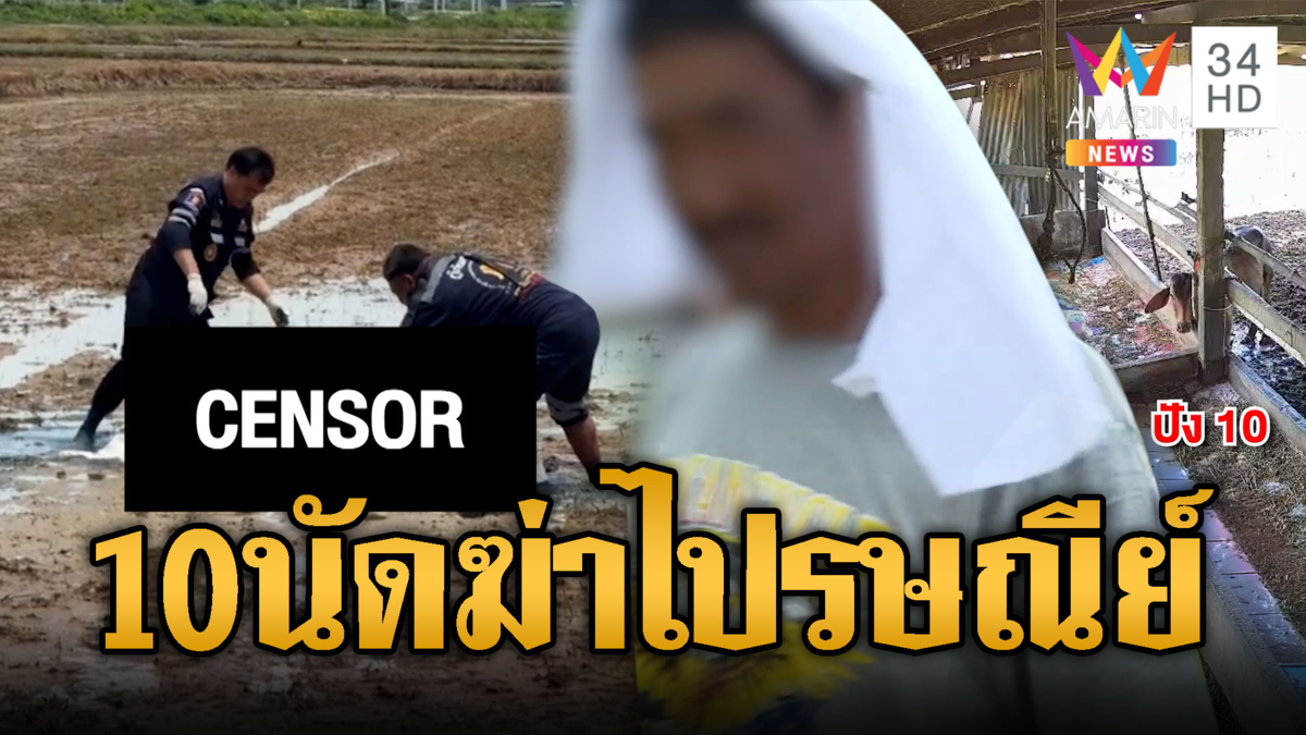 รัวยิง 10 นัดอดีตไปรษณีย์ ที่แท้ญาติฆ่ากันเองอ้างป้องกันตัว