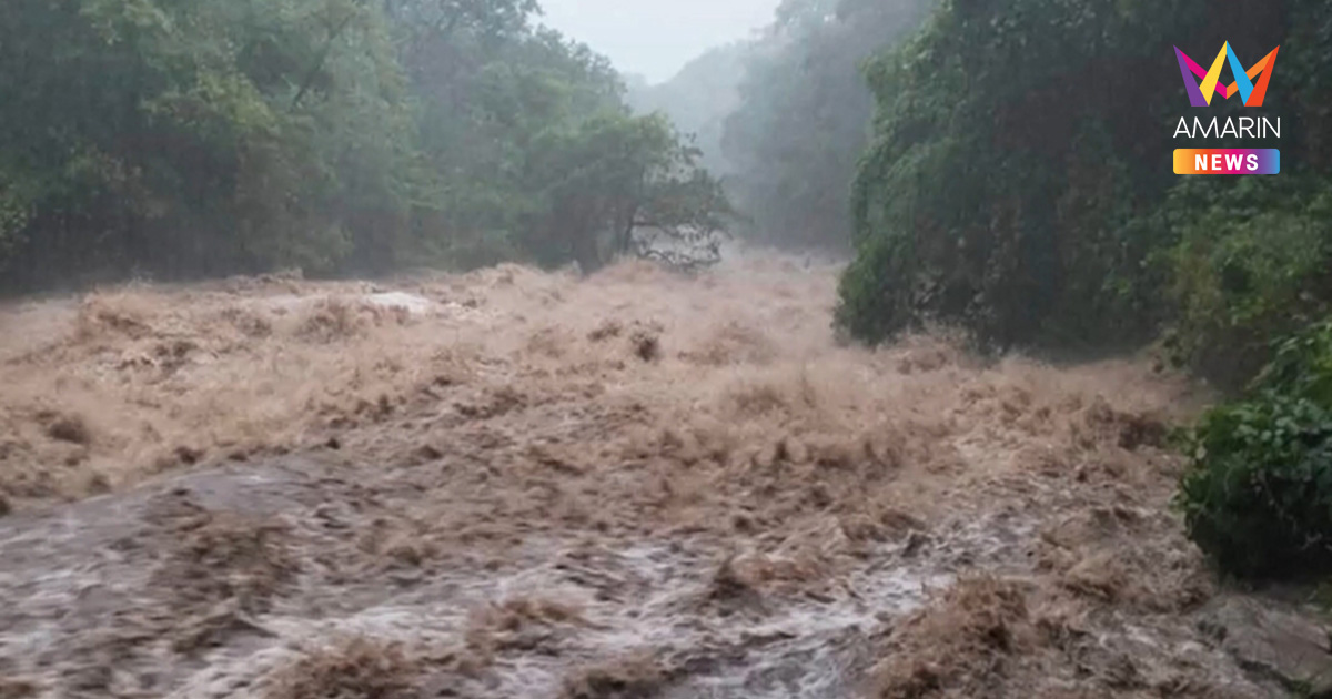 ฝนถล่มดอยอินทนนท์ น้ำป่าทะลักเชียงใหม่ สั่งปิดผาดอกเสี้ยวน้ำตกแม่ยะ